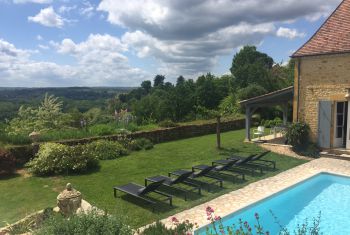 Le jardin et sa vue panoramique