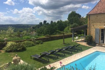 Le jardin et sa vue panoramique