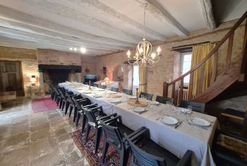 En hiver - salle à manger de la Fermette